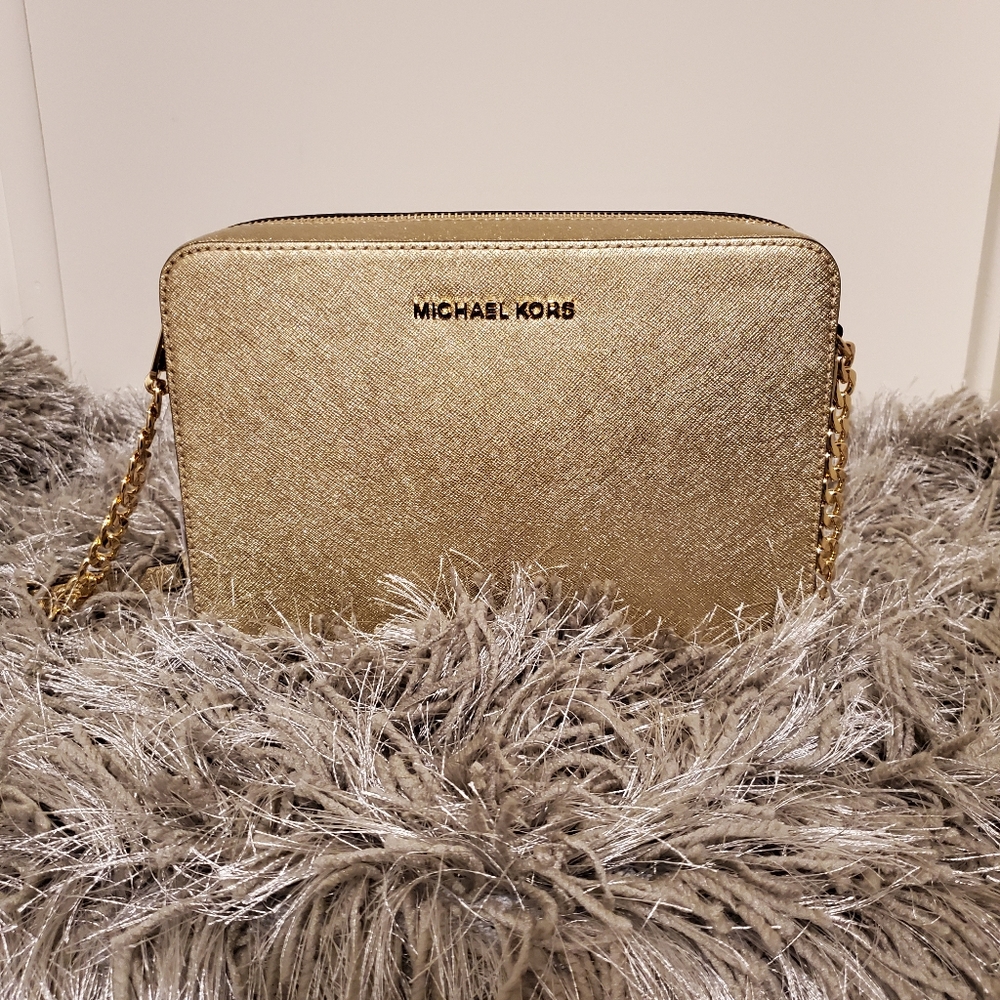 Crossbody Jet set ITEM pale gold Michael Kors